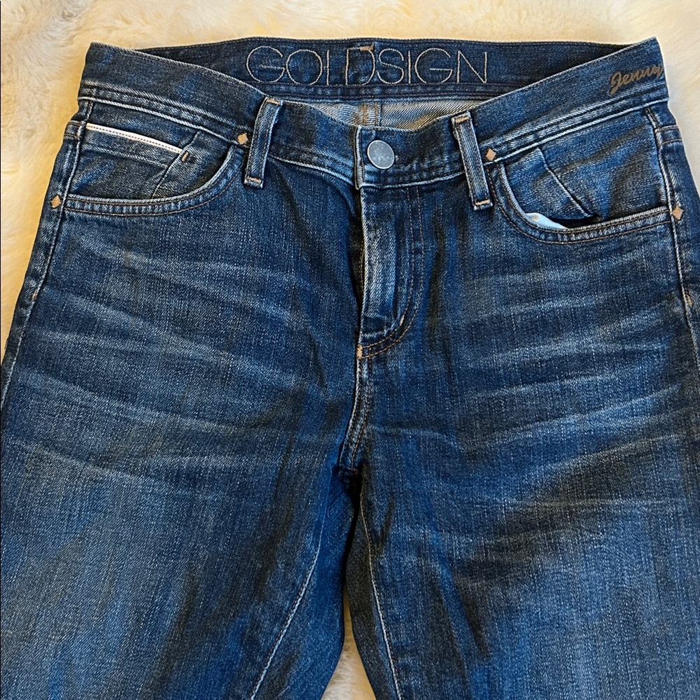 Goldsign Jenny Dark Blue Slim Jeans Size 26